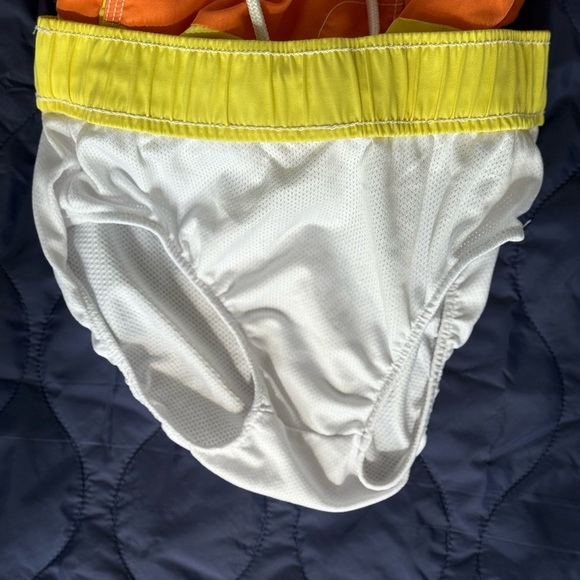 GAP Kids Swim Shorts, Orange, Pink, Yellow, Sz 6-7 - Picture 4 of 5
